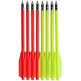 SPEED TRACK 60Pcs 7" 50-80lb Bright Pistol Crossbows Cobra Bolts Target Sharp Arrows Archery