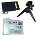 HQRP Battery replacement for Canon PowerShot SD1100 IS Digital Camera plus HQRP Black Mini Tripod & HQRP Carrying Bag