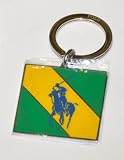 Ralph Lauren Pony Logo Key Chain (Green/Yellow)