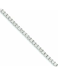 Genuine 14K White Gold White Gold Diamond Bracelet 9 Grams Of Gold 100% Satisfaction Guaranteed.