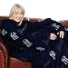 New York Yankees Adult Comfy Throw Blanket with Sleeves