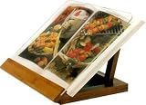 Lipper International 8815 Bamboo and Acrylic Cookbook Holder