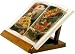 Lipper International 8815 Bamboo and Acrylic Cookbook Holder