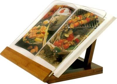 Childrens Toyshop  Kitchen & Housewares : Lipper International 8815 Bamboo and Acrylic Cookbook Holder