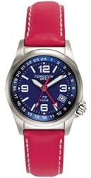 Torgoen Swiss Women's T05502 Zulu Time Leather Strap Watch