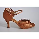 LADIES DANCE SHOES BALLROOM, SALSA, TANGO, LATIN TAN 4UK'