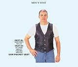 Men's Gun Pocket Vest - Plain Sides