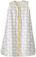HALO 100% Cotton Muslin Sleepsack Wearable Blanket, Giraffe Plaid, Medium