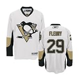 FLEURY #29 Pittsburgh Penguins RBK NHL Premier Hockey Jersey by Reebok (Custom Sewn with Authentic Tackle Twill)