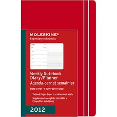 MOLESKINE モレスキン 2012年 スケジュール+ノート / ハードカバー赤 / ポケット (［文具］)
