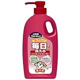 毎日でも洗えるリンスインシャンプー ポンプ 愛犬用 フローラルの香り 750ml