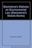 Blackstone's statutes on environmental law