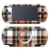 Copper Plaid Design Decorative Protector Skin Decal Sticker for PSP