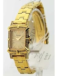 Pulsar Womens PEGD40 Swarovski Crystal Collection Gold-Tone Watch
