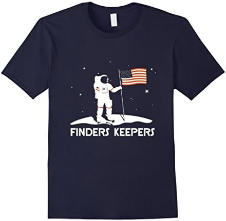 Men's Finders Keepers Moon Mission T-Shirt American 3XL Navy