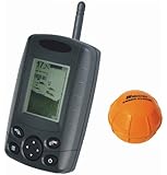 Signstek FF-002 Wireless Portable Handheld Fish Finder FishFinder With Round Sonar Sensor (Transducer) White LED Backlight