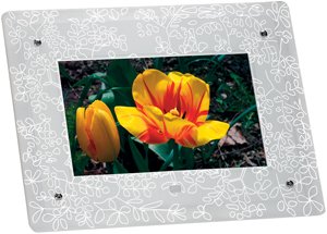 Photo: Kodak Faceplate for Kodak 8 Inch Digital Picture Frames  Floral Glass 
