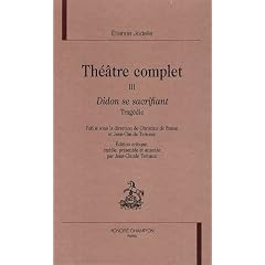 Th��tre complet : Tome 3, Didon se sacrifiant