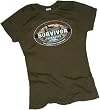 Survivor -- Tocantins Crop Sleeve Fitted Juniors T-Shirt