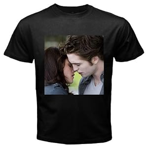 Black T-Shirt of Twilight Edward Cullen and Bella Swan Kissing