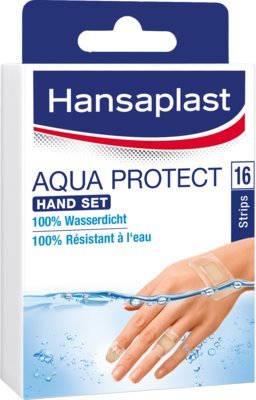 HANSAPLAST Aqua Protect Pflaster Hand Set 16 St Pflaster