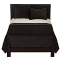 Home Velvet Quilt - Chocolate