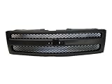 41UwLCboiTL. SL160  TKY CV07169GA TY5 Chevy Silverado Black Replacement Grille