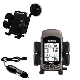 Garmin Edge 605 Flexible Auto Windshield Holder with Car Charger - Uses Gomadic TipExchange