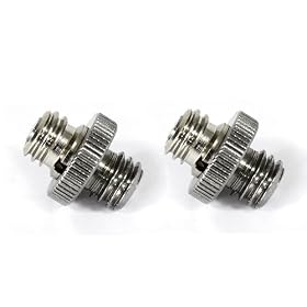 3/8-3/8 Converter Screw for Flash Mount Holder Stand (2-pack)