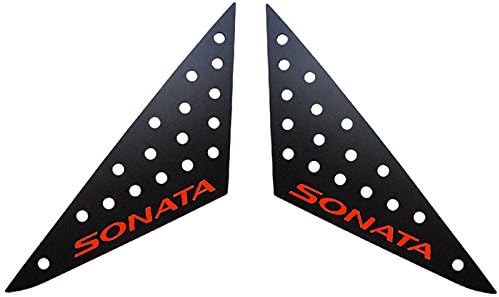 Window C-Pillar Lettering Sports Plate For Hyundai 2010-2014 Yf Sonata/I45 /Red