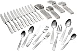 Yamazaki Bolo 65 piece flatware set with covered wooden caddy.