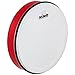 Nino Percussion NINO6R 12-Inch ABS Plastic Hand Drum with Synthetic Head, Red