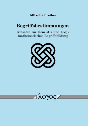 Produkt-Bild: Begriffsbestimmungen: Aufs&auml;tze zur Heuristik und Logik mathematischer Begriffsbildung