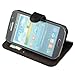 NEEWER Faux Leather Stand Wallet Flip Case For Samsung Galaxy Grand Duos i9080 i9082 (Black)