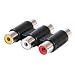 Female to Female 3-RCA Coupler