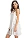 ROMWE Women's Summer Sleeveless Sundress Loose Spaghetti Strap Ruffle Dress