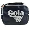 New Gola Navy White Redford Retro Shoulder Record Bag