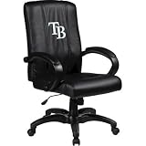 Home Office Chair with MLB Logo Panel Team: Tampa Bay Rays Secondary
