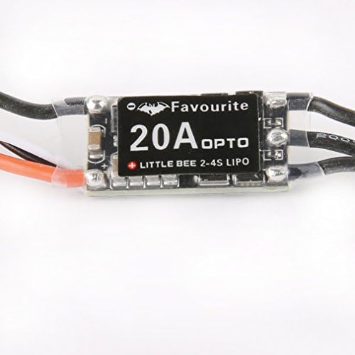 Favourite FVT 4 PCS LittleBee 20A Mini ESC 2-4S for FPV Racing Mini ZMR250,ZMR180 QAV210 Quadcopter Better than DYS SN20A ESC