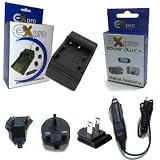 Ex-Pro Olympus Li-50B, Li50b - Replacement Digital camera - Battery & Charger - Bundle [VALUE PACKAGE KIT]