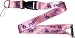 Los Angeles Dodgers Pink Lanyard Keychain LA