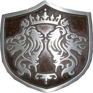 Men's GRIFFIN HEAD AND CROWN Punk Rock Metal Belt Buckle
