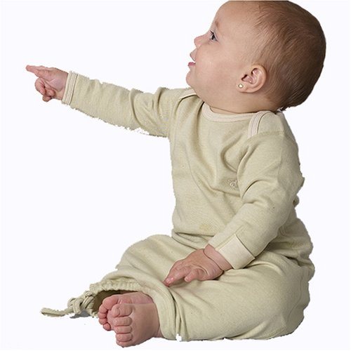 B nature Organic Cotton Gown- Pistachio