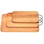 Eddingtons Beech Prep Board with Stainless Steel Handle, Large, 40 x 27 x 19 cm