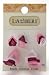 Laliberi Beads, Mixed Flute Flower, Pink Red Assorted