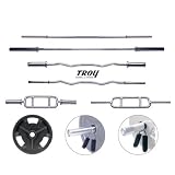 Plate Weights & Accessories - VTX 300 lb. Olympic Barbell Set