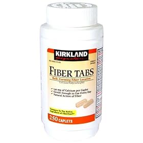 Kirkland Fiber Tabs - Helps Restore and Maintain Regularity and Relieve Constipation 360... by FiberCon Generic