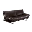 New York Convertible Sofa - Dark Brown