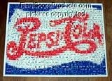 Pepsi Cola Double Dot Vintage Logo Montage