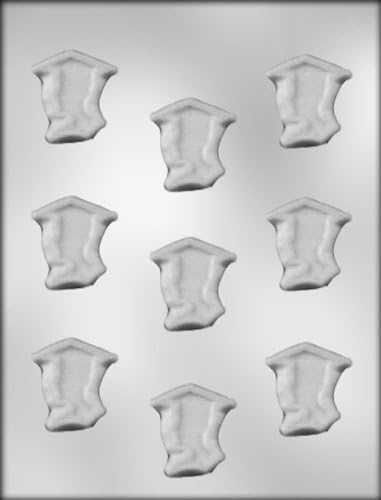 CK Products 1-5/8-Inch Boy Graduate Silhouette Mint Chocolate Mold